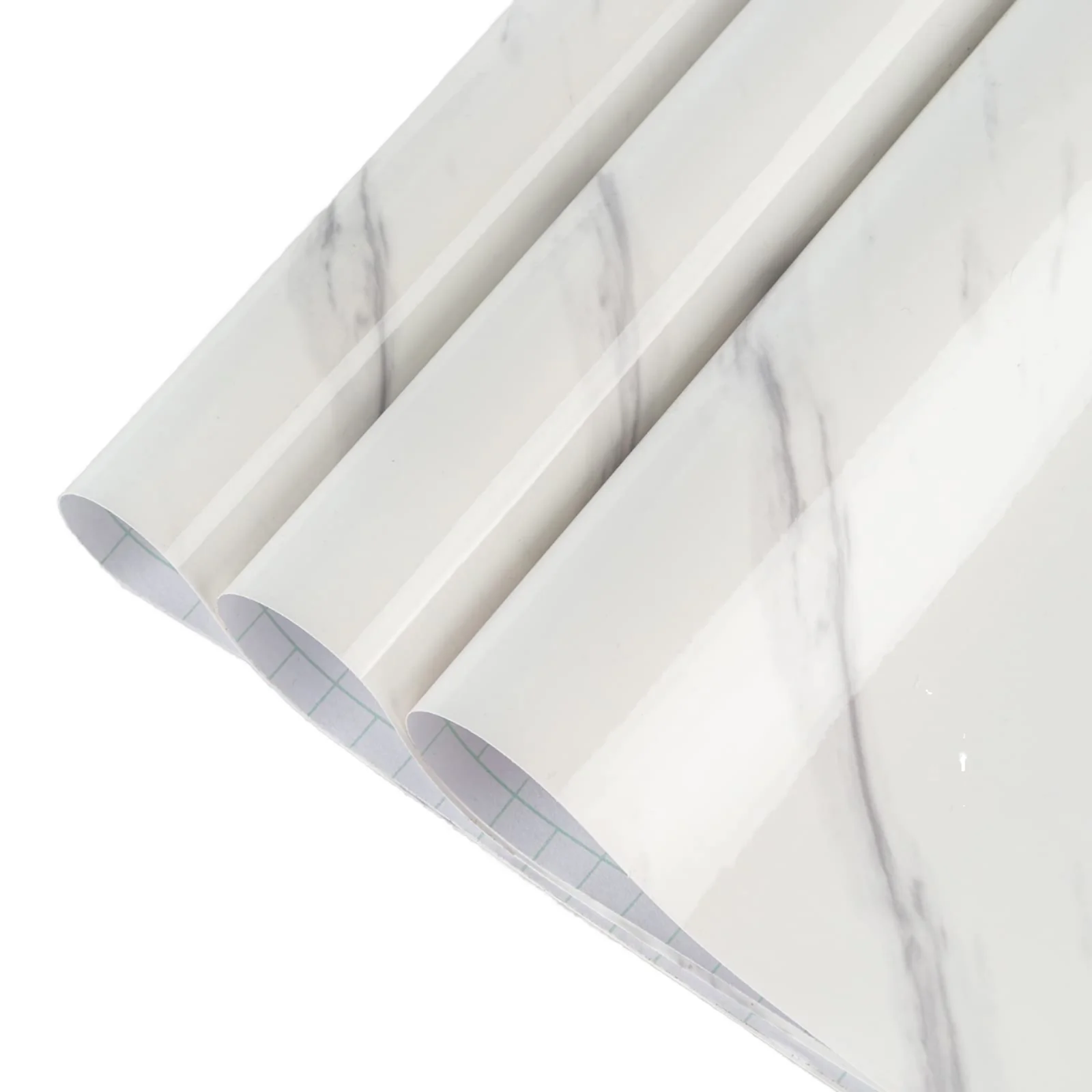 COWINLIFE 3d Marble Wallpaper White Peel and Stick Cabinet Wallpaper Waterproof Self Adhesive Wallpaper Rolls for Bedroom Decoration