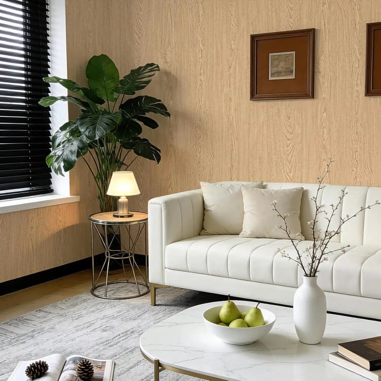 COWINLIFE Wood Wallpaper Waterproof Stickers Vinyl Wrap 3d Home Decor Luxury Self Adhesive Wallpaper Rolls for Living Room Furniture detail 5