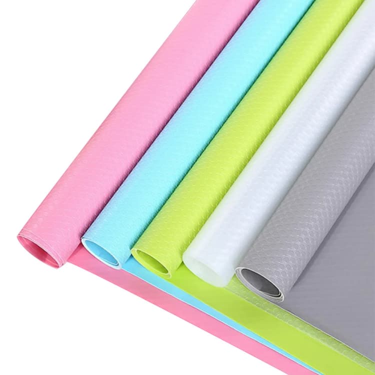 45x150cm Eusable Waterproof Anti Slip EVA PVC Shelf Liner Mat Easy to Cut for Kitchen Cabinet Countertop Drawer Mat OEM Support detail 3