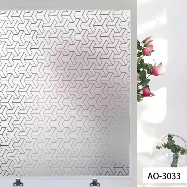 COWINLIFE DECO Stained Privacy Glass Film Self Adhesive Wallpaper Rolls Frost protection Cover Decorative Film Vinyl Wrap Window Film detail 8