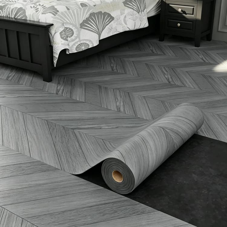 COWINLIFE Wood Wallpaper Waterproof Decorative Wall Covering Wood Vinyl Wall Sticker for Cabinets Peel & Stick Flooring Removable detail 2