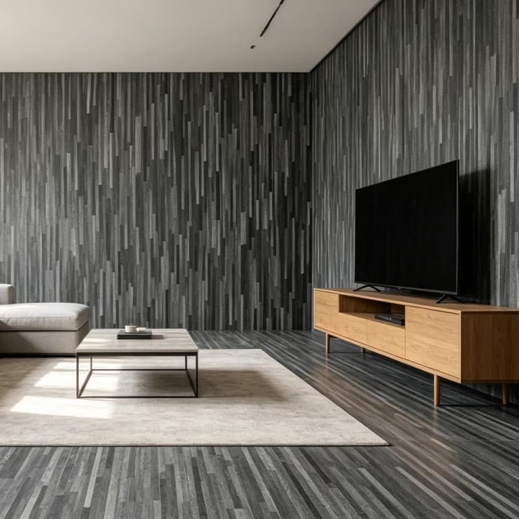 COWINLIFE Long Strips Wood Wallpaper Waterproof Wood Vinyl Wall Sticker Self Adhesive Wallpaper Roll for Furniture Table Countertop detail 2