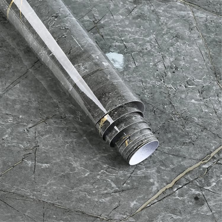 COWINLIFE Marble Sticker Peel Stick 3d Home Wallpaper Marble Coffee Table Decoration Luxury Wallpaper Rolls for Living Room Furniture detail 1
