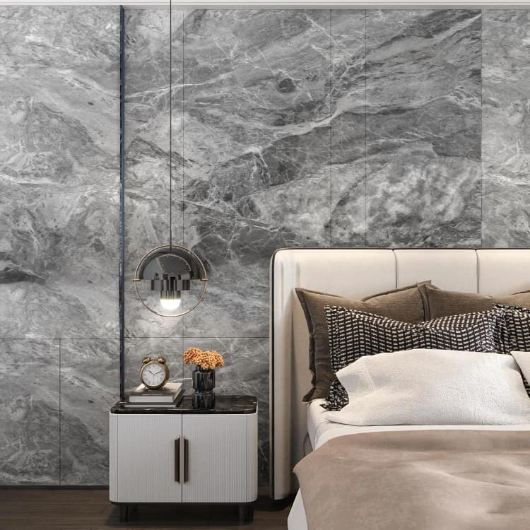 Multi-Purpose PVC Self-Adhesive Vinyl 3D Waterproof Peel & Stick Wood/Cement/Marble Wallpaper for Bedroom Walls and Flooring detail 4