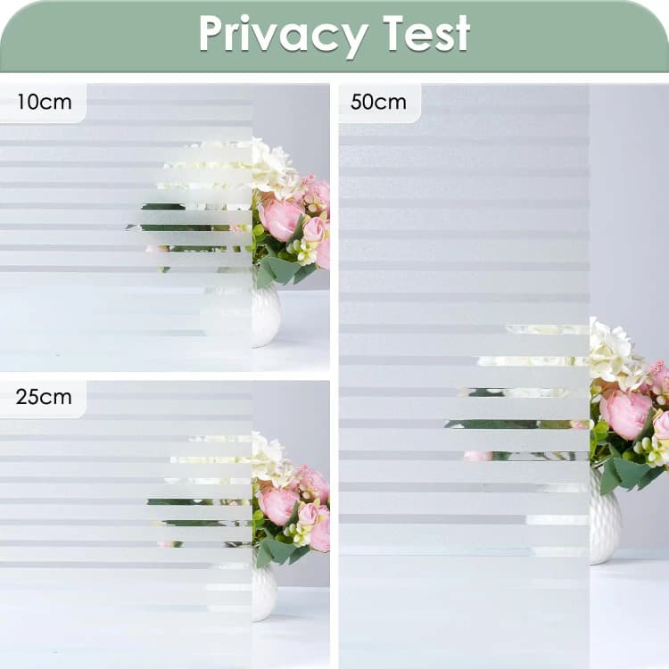 DECO Privacy Stained Hibiscus Flower Window Film 3D Decorative Stained Glass Film Adhesive Removable for Home Office Glass Door detail 6