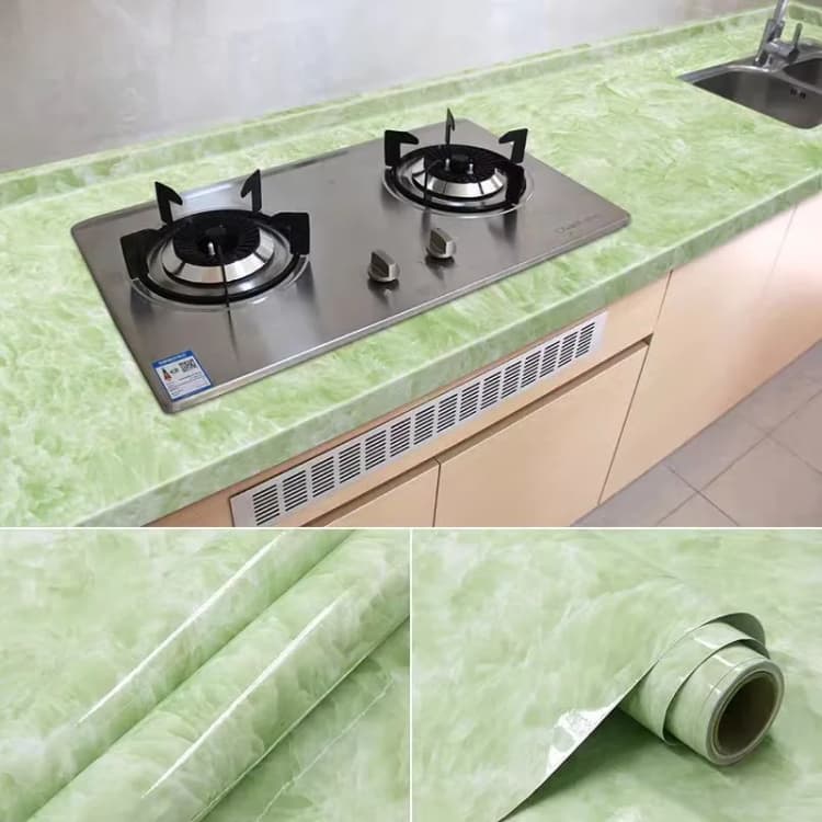 COWINLIFE 3d Texture Vinyl Marble Wallpaper Rolls for Wall Self Adhesive Wall Tiles Waterproof Bathroom Kitchen Cabinet Wall Stickers detail 8