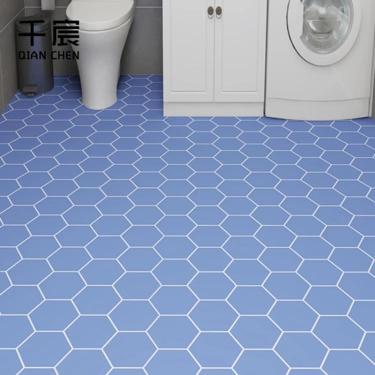 COWINLIFE DECO PVC Self-Adhesive Vinyl Flooring Stickers Waterproof Anti-Slip Wear Resistant Frosted Design detail 6