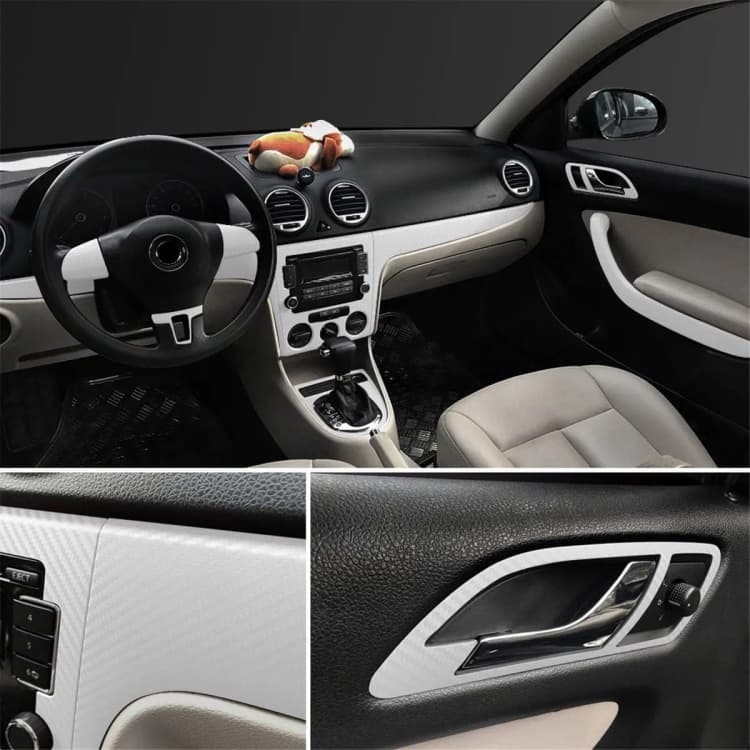 COWINLIFE DECO Factory Outlet Top Selling Waterproof 3D Matt Carbon Fiber Luxury Car Wrapping Vinyl PVC Self-Adhesive Color Changing detail 5