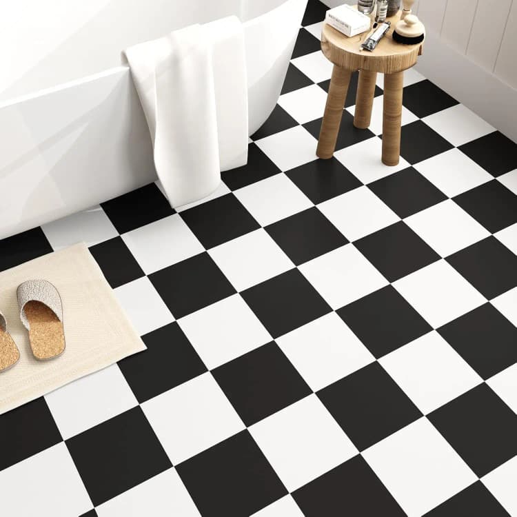 COWINLIFE DECO 3D Self-Adhesive Waterproof Vinyl Flooring Tiles Sticker Indoor Home Decor Plastic Flooring detail 5