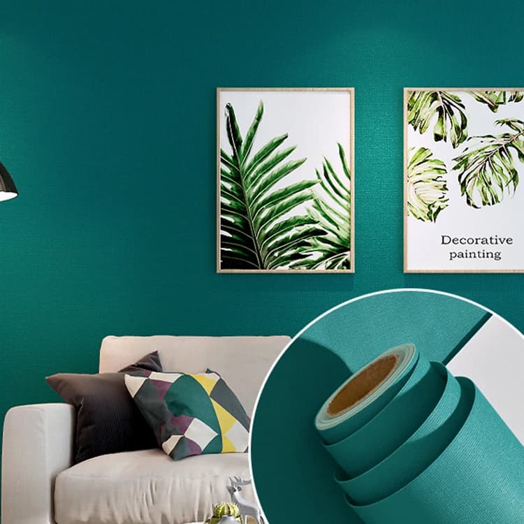 COWINLIFE Custom Modern Matte Waterproof Self Adhesive Solid Colour Peel and Stick Wallpaper for Living Room Furniture detail 2