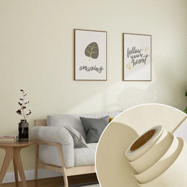COWINLIFE Custom Modern Matte Waterproof Self Adhesive Solid Colour Peel and Stick Wallpaper for Living Room Furniture detail 5