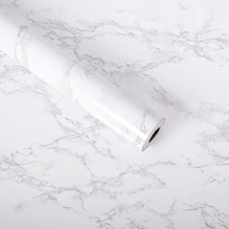 COWINLIFE DECO PVC Waterproof Peel & Stick 3D Tile Wallpaper for Bathroom Home Decoration with Marble Design detail 7