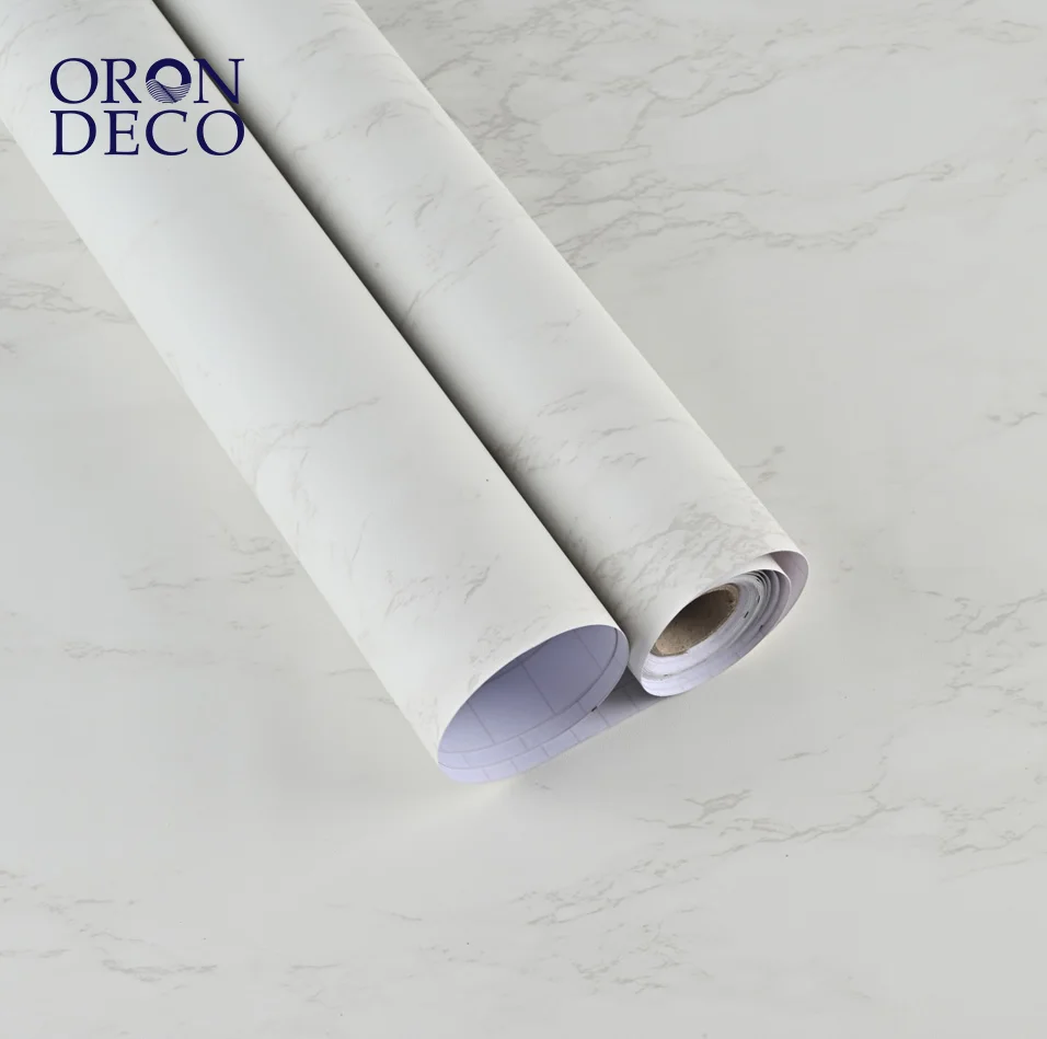 COWINLIFE DECO Self-Adhesive Marble Floor Tiles Wallpaper Modern Matt PVC Vinyl Waterproof Anti-Slip Wear Resistant Indoor Bedroom