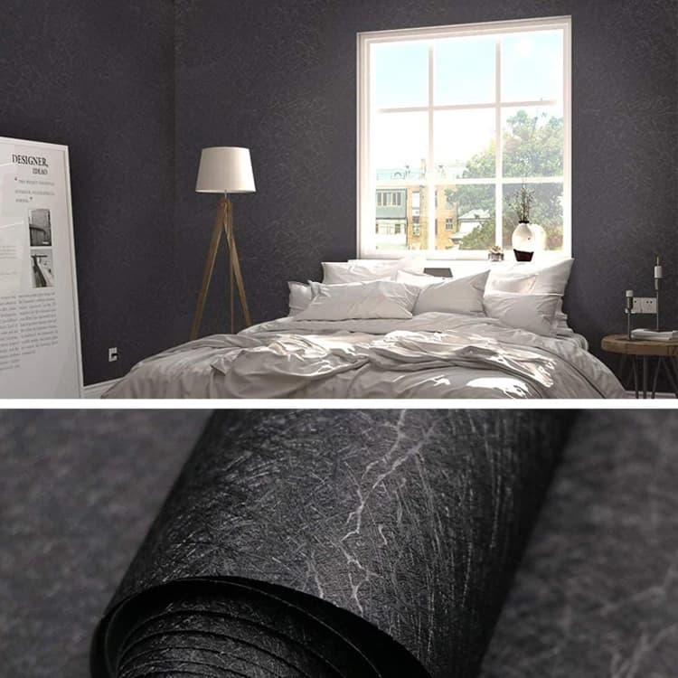 Modern Geometric Waterproof Silver 3D Heavy Embossed Silk PVC Vinyl Self-Adhesive Wallpaper for Household Furniture Countertop detail 6