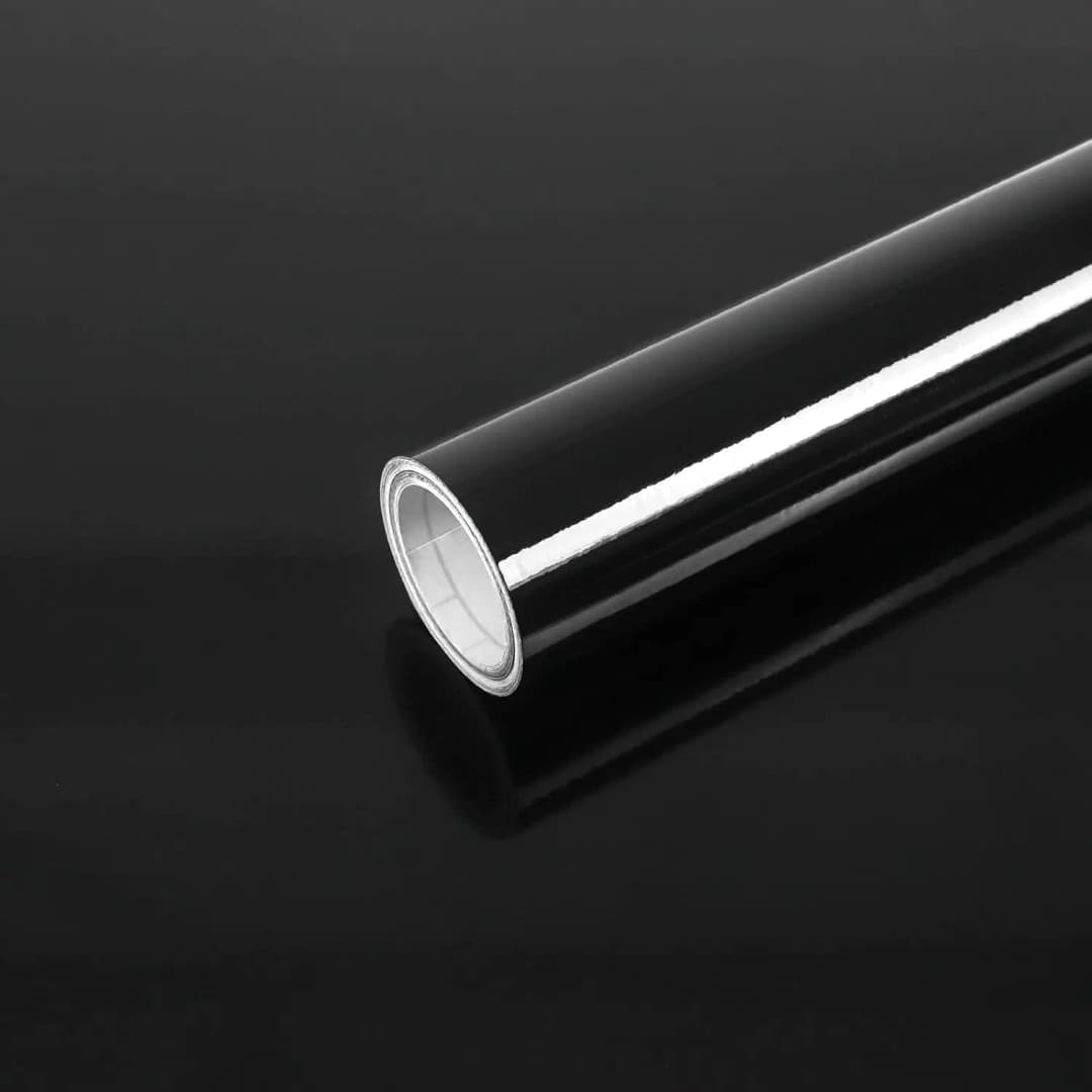 COWINLIFE Glossy Glitter Black Contact Paper Self Adhesive Waterproof Wall Paper Removable Kitchen Vinyl Wrap for Cabinet