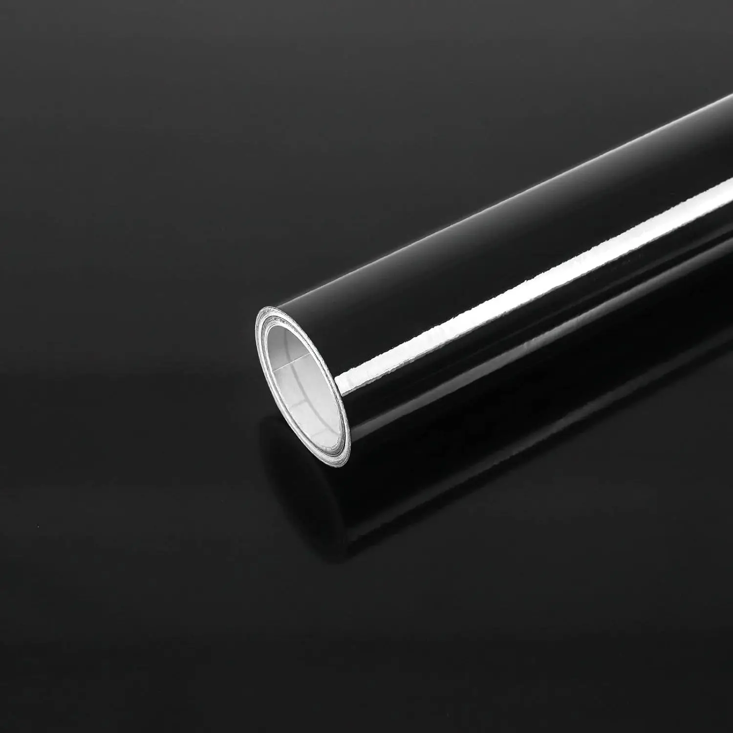 COWINLIFE Glossy Glitter Black Contact Paper Self Adhesive Waterproof Wall Paper Removable Kitchen Vinyl Wrap for Cabinet