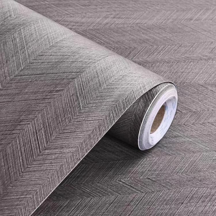 COWINLIFE DECO Black Wood Grain Furniture Films Waterproof Thick PVC Self-Adhesive Kitchen Vinyl Cabinet Wrap Decorative Design detail 7