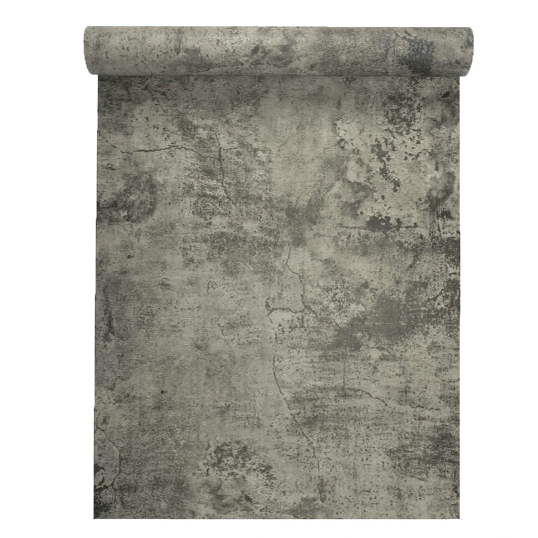 COWINLIFE DECO Self-Adhesive Cement Gray Wallpaper Rolls Wall Stickers 3D Waterproof Modern Gym Home Luxury Decor