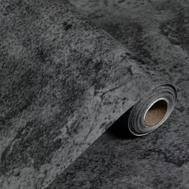 COWINLIFE DECO Self-Adhesive Cement Gray Wallpaper Rolls Wall Stickers 3D Waterproof Modern Gym Home Luxury Decor detail 8
