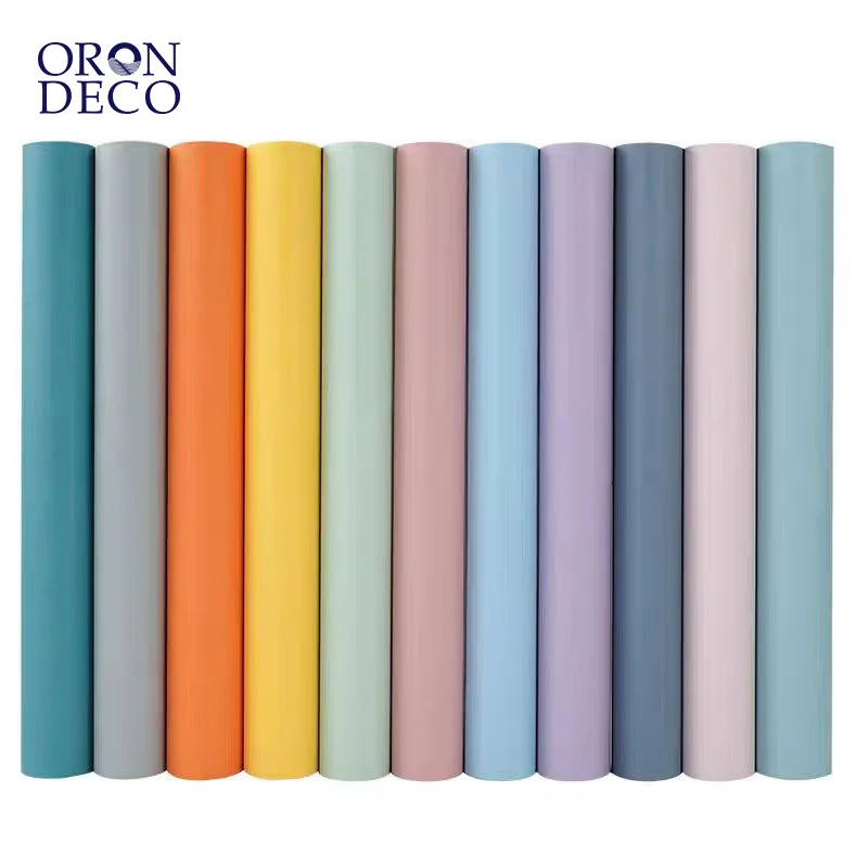COWINLIFE DECO Luxury Matte Wallpaper Living Room Modern Design Waterproof Solid Self-Adhesive Vinyl Peel Entertainment Household