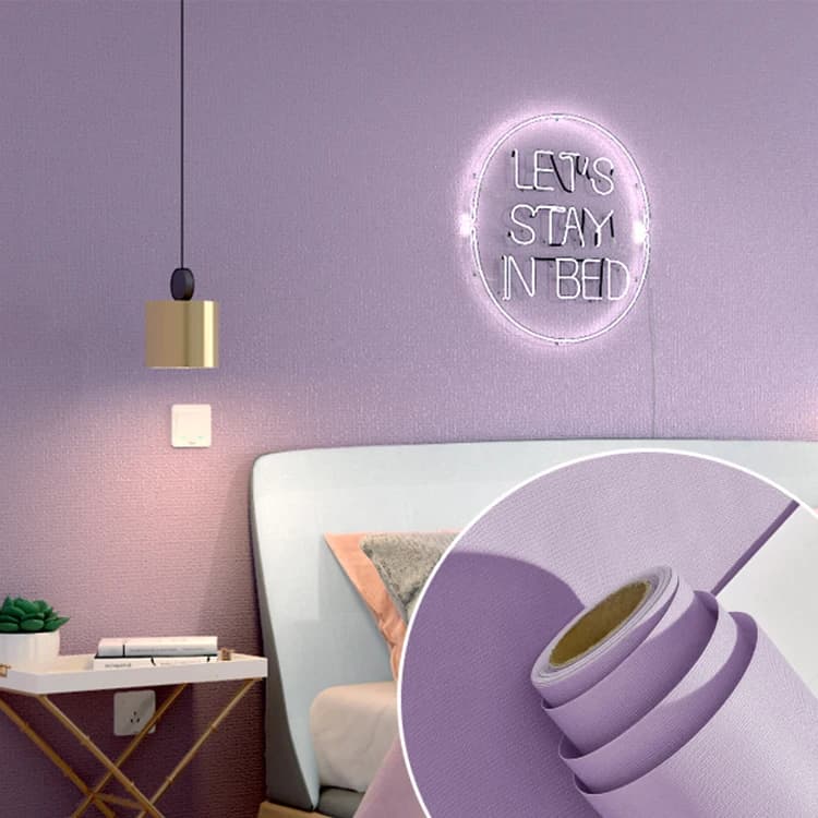 COWINLIFE DECO Luxury Matte Wallpaper Living Room Modern Design Waterproof Solid Self-Adhesive Vinyl Peel Entertainment Household detail 2