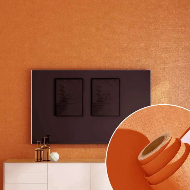 COWINLIFE DECO Luxury Matte Wallpaper Living Room Modern Design Waterproof Solid Self-Adhesive Vinyl Peel Entertainment Household detail 4