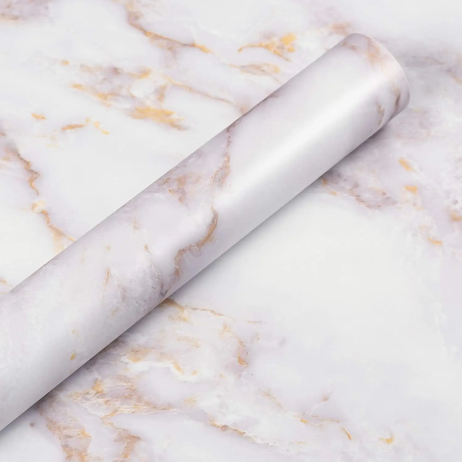 COWINLIFE DECO Matte Luxury Waterproof Self Adhesive Vinyl Marble Wallpaper Rolls for Bathroom & Bedroom Decoration