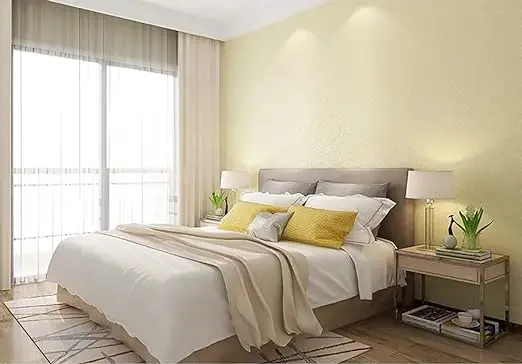 3D Beige PVC Waterproof Self Adhesive Peel & Stick Removable Wallpaper for Bedroom Living Room Wall Easy Use detail 6