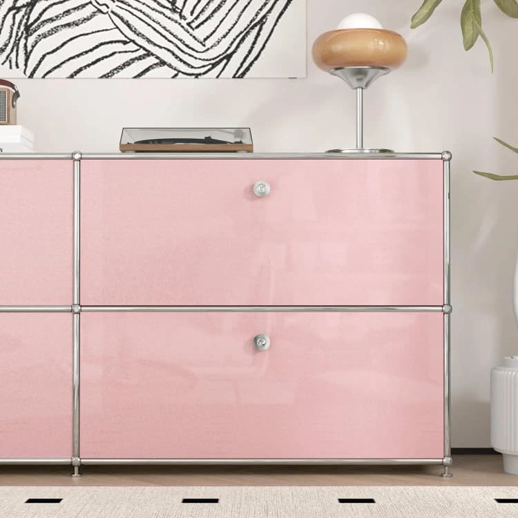 COWINLIFE Glitter Glossy Peel & Stick pink Waterproof Self-Adhesive 3D Wall Sticker for Kitchen & Bathroom Modern Interior Decoration detail 6