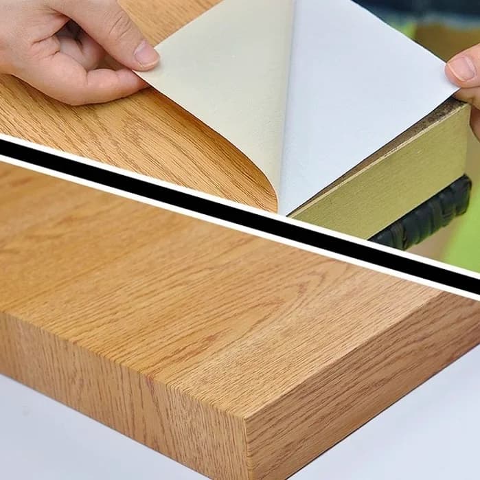 COWINLIFE DECO Modern 3D Pattern Stripes & Plaid PVC Wallpaper Peel and Stick Self-Adhesive Waterproof Kitchen Wrap detail 3