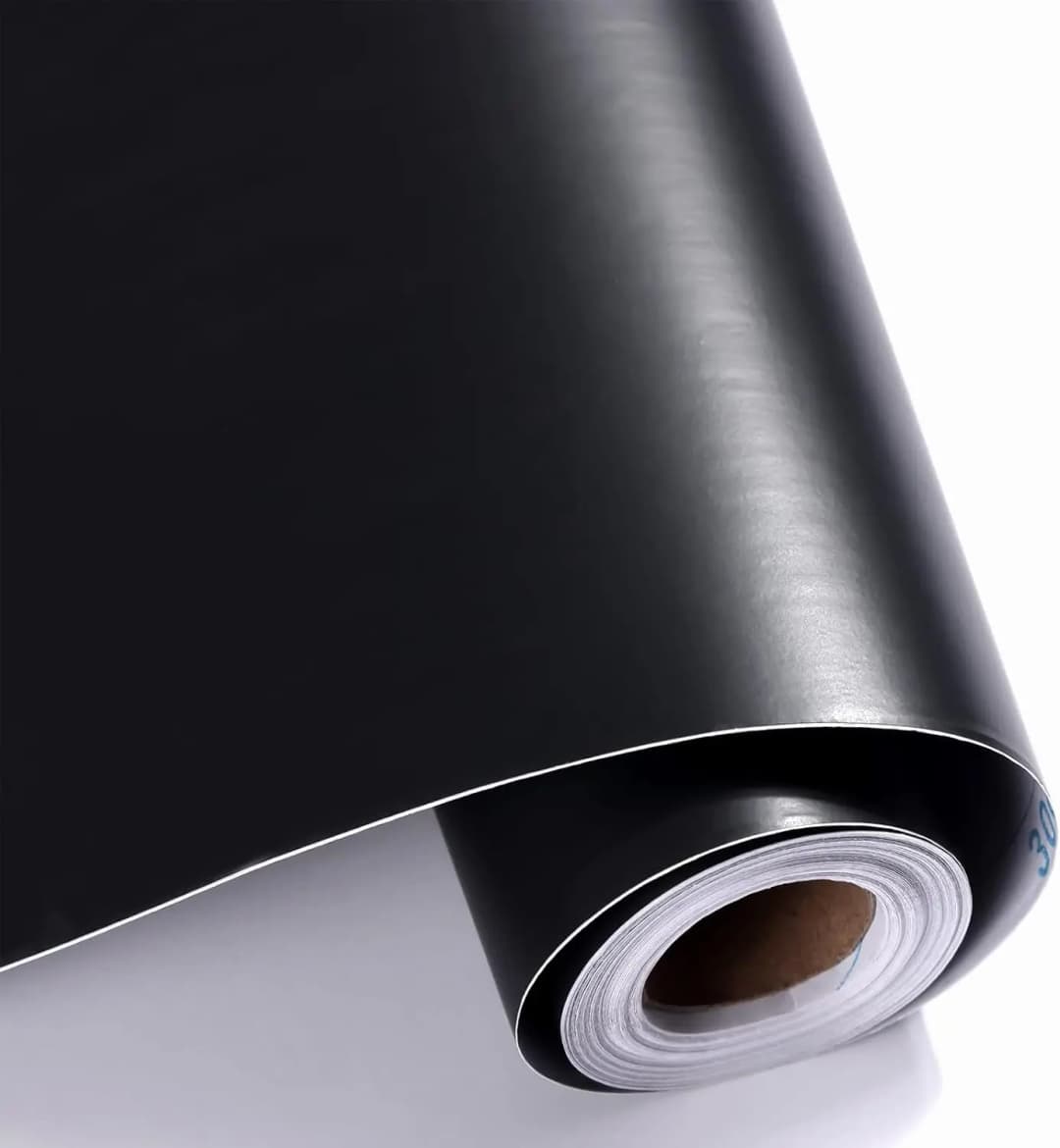 COWINLIFE DECO Custom Solid Black Waterproof Self Adhesive PVC Textured Wallpaper with Peel & Stick for Home