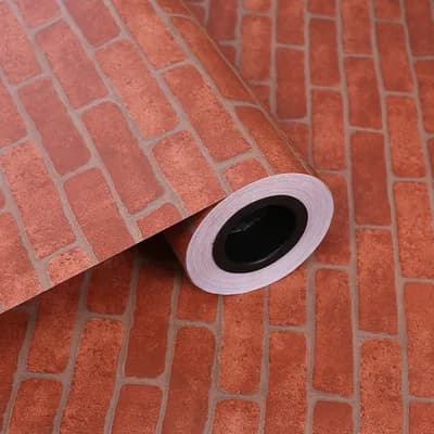 COWINLIFE DECO Waterproof Peel Stick Green Brick Wall Stickers Paper 3D Home PVC Self Adhesive Removable Modern Wallpaper Rolls detail 8
