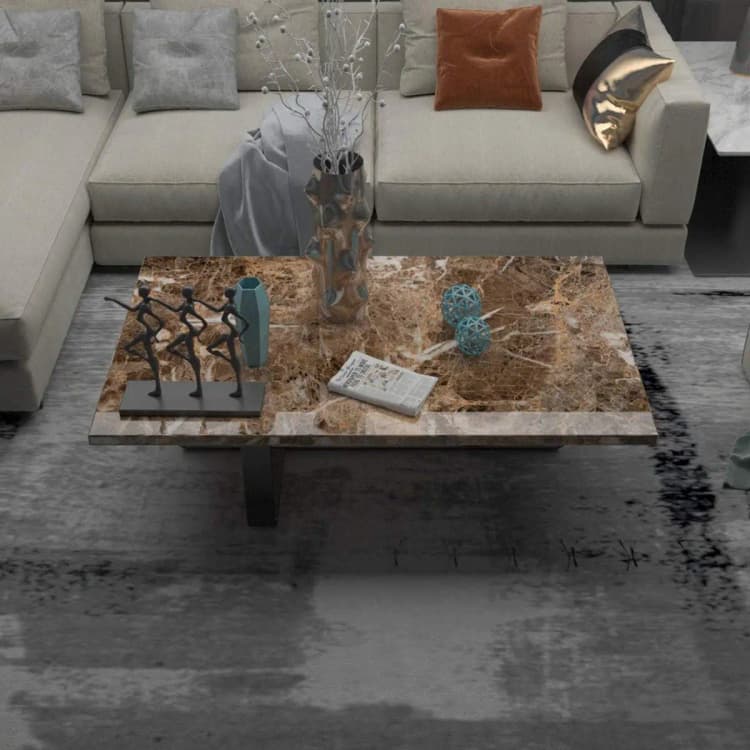 COWINLIFE DECO Modern High Quality Brown Marble Sticker Peel Stick Vinyl PVC Self Adhesive Removable 3D Waterproof Wall Panels detail 5