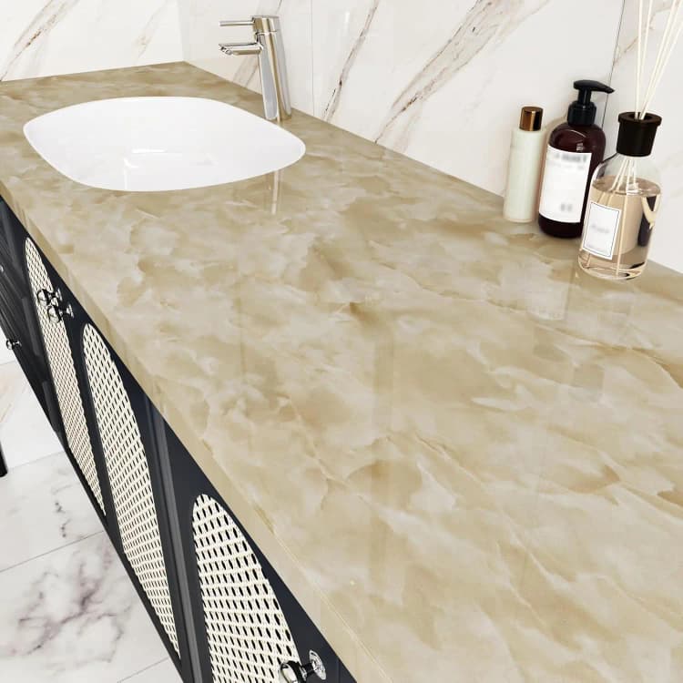 COWINLIFE DECO 3D Vinyl Marble Self-adhesive Waterproof Wallpaper Modern Design for Bedroom Bathroom Kitchen Peel & Stick detail 3