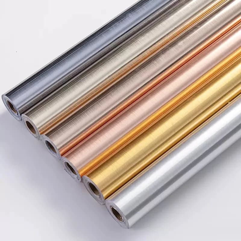 COWINLIFE DECO 3D Golden PVC Self-adhesive Waterproof Mould-proof Metallic Oil Proof Modern Geometric Kitchen Wall Sticker Vinyl Home