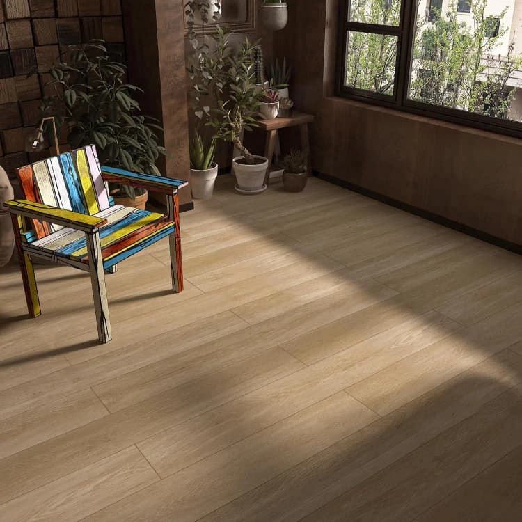 COWINLIFE DECO Removable Self Adhesive Waterproof Indoor Living Room Floor Tiles Luxury Vinyl Flooring Modern Design detail 6