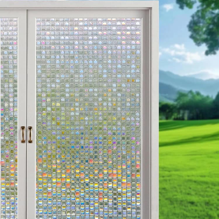 COWINLIFE DECO Waterproof PVC Frosted Glass Window Privacy Film Self Adhesive Decorative Home Decoration detail 3