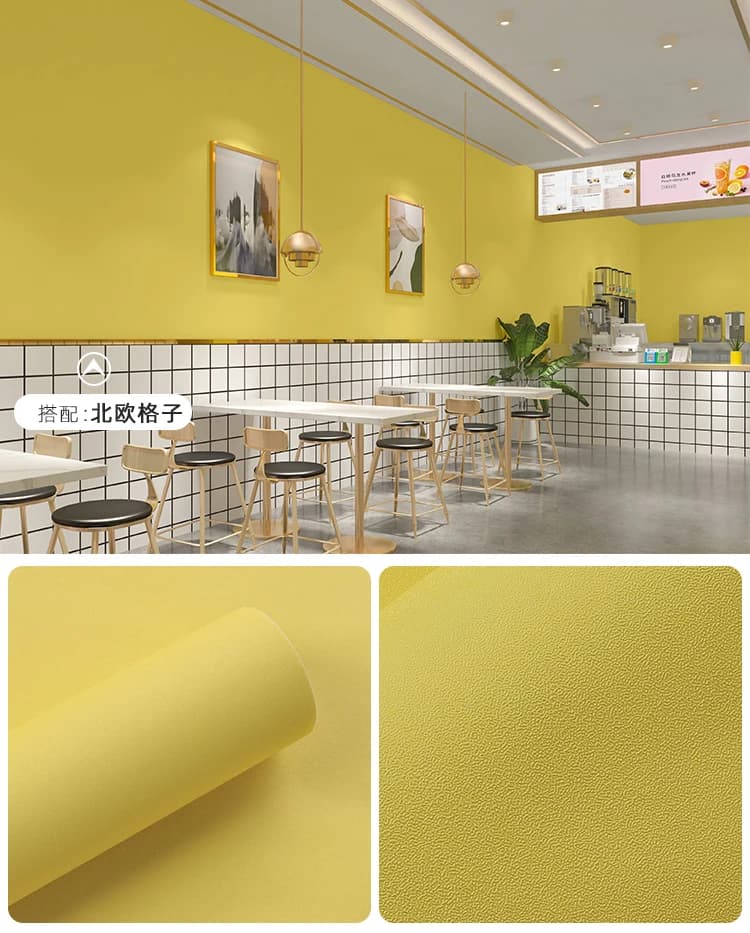 COWINLIFE DECO China Factory's Green Solid Color Self-Adhesive Waterproof Peel & Stick Wallpapers Removable Kitchen Home Decoration detail 7