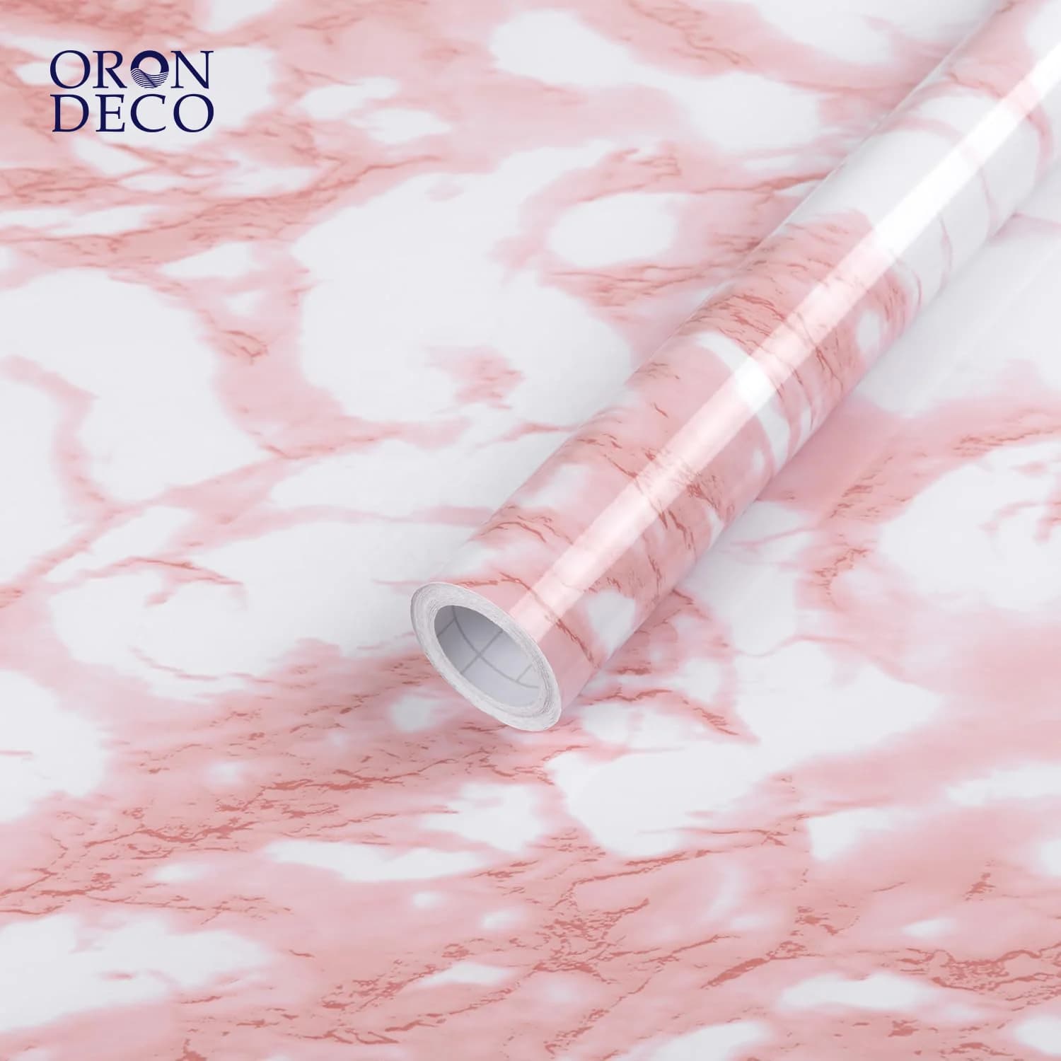 COWINLIFE DECO Waterproof Pink Vinyl Marble Sticker Peel and Stick Kitchen Wall Sticker PVC Self Adhesive Wallpaper Kitchen Wrap