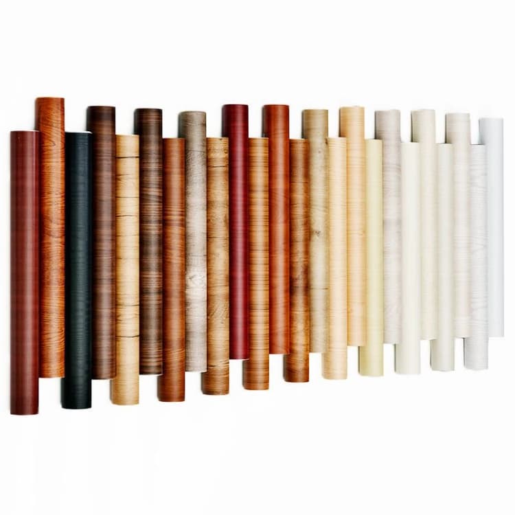 COWINLIFE Luxury 3D Wood Grain Gold Self-adhesive PVC Wall Sticker for Living Room Waterproof Wallpaper Roll Removable Home Decor detail 7