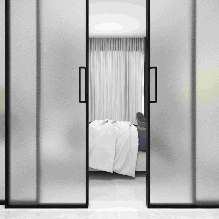 COWINLIFE DECO Frosted PVC Privacy Window Film for Glass Walls-Removable Self-Adhesive Waterproof Decorative Film detail 5
