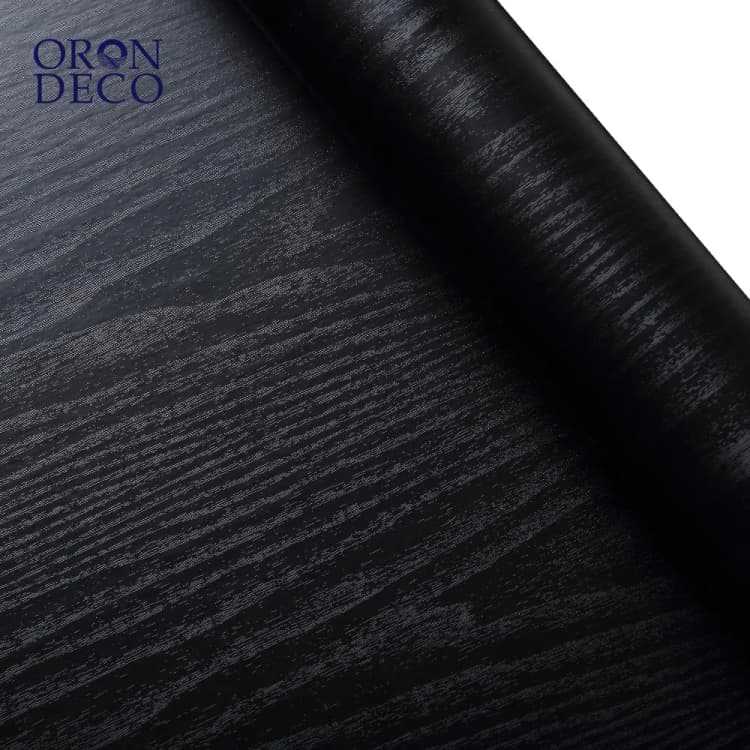 COWINLIFE Black PVC Self Adhesive 3D Wall Wallpaper Stripes & Plaid Pattern Waterproof for Home Bedroom Kitchen Decoration detail 5