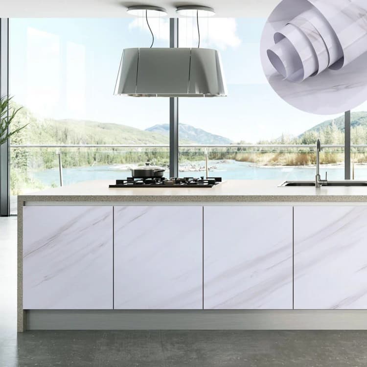 COWINLIFE DECO PVC 3D Floral Wallpaper Peel Stick Self Adhesive White Vinyl Waterproof Modern Bathroom Bedroom Home Decor Luxury detail 5