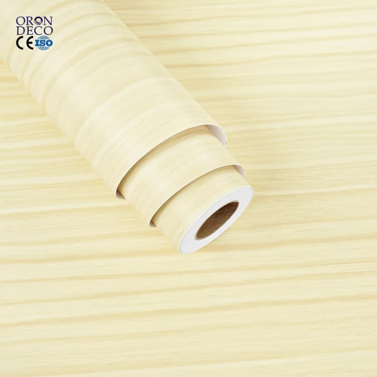 COWINLIFE DECO Self-Adhesive Waterproof Wood Grain Textured Wallpaper for Children's Room Kitchen Bathroom-Removable 3D Home Decor detail 1