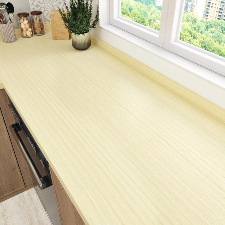 COWINLIFE DECO Self-Adhesive Waterproof Wood Grain Textured Wallpaper for Children's Room Kitchen Bathroom-Removable 3D Home Decor detail 5