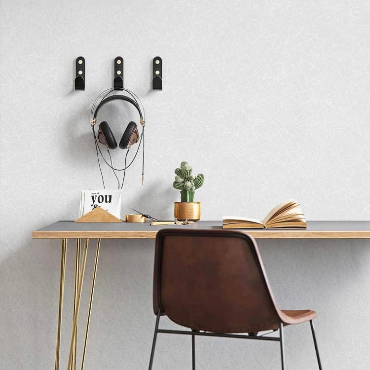 COWINLIFE DECO Modern White Self Adhesive 3D Silk Embossed Textured Vinyl Wallpaper Sticker for Living Room Home Decoration detail 3