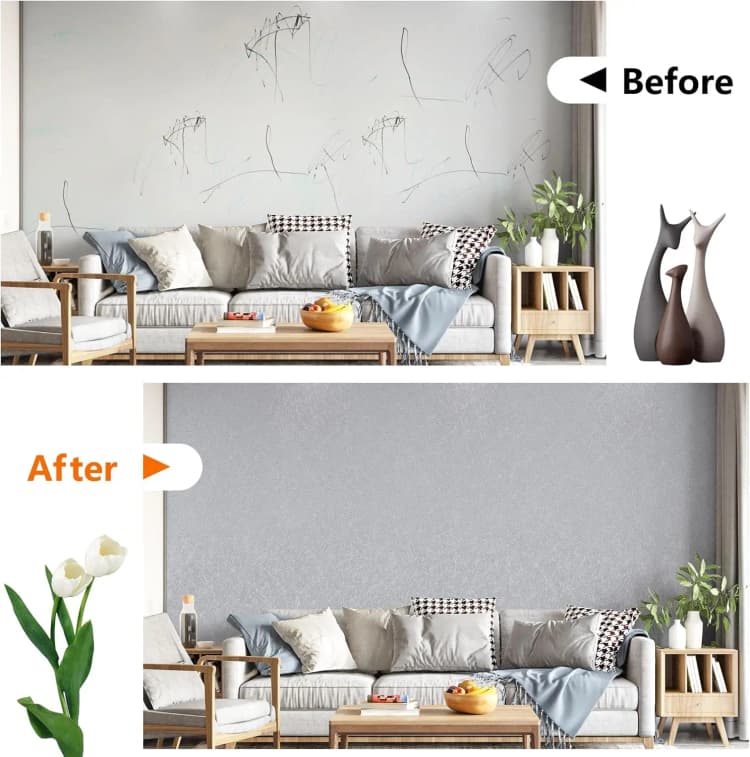 COWINLIFE Waterproof PVC Blue Silk Embossed 3d Wallpaper Rolls Vinyl Bedroom Interior Peel and Stick Wall Stickers for Home Decor detail 3