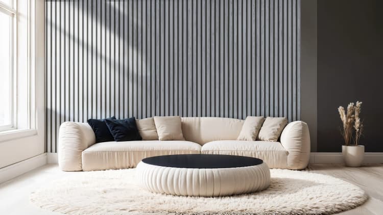 COWINLIFE DECO Modern Custom Gray Waterproof 3D Wood Texture Self Adhesive Vinyl Wallpaper Peel & Stick Mold-Proof Bedroom Wall Panel detail 5