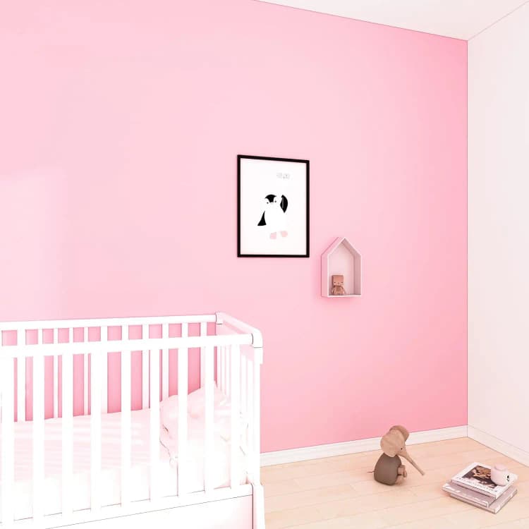 Wholesale Customized Interior Wall Panels Solid Color Waterproof Mould-Proof Self Adhesive PVC Wallpaper for Bedroom detail 1
