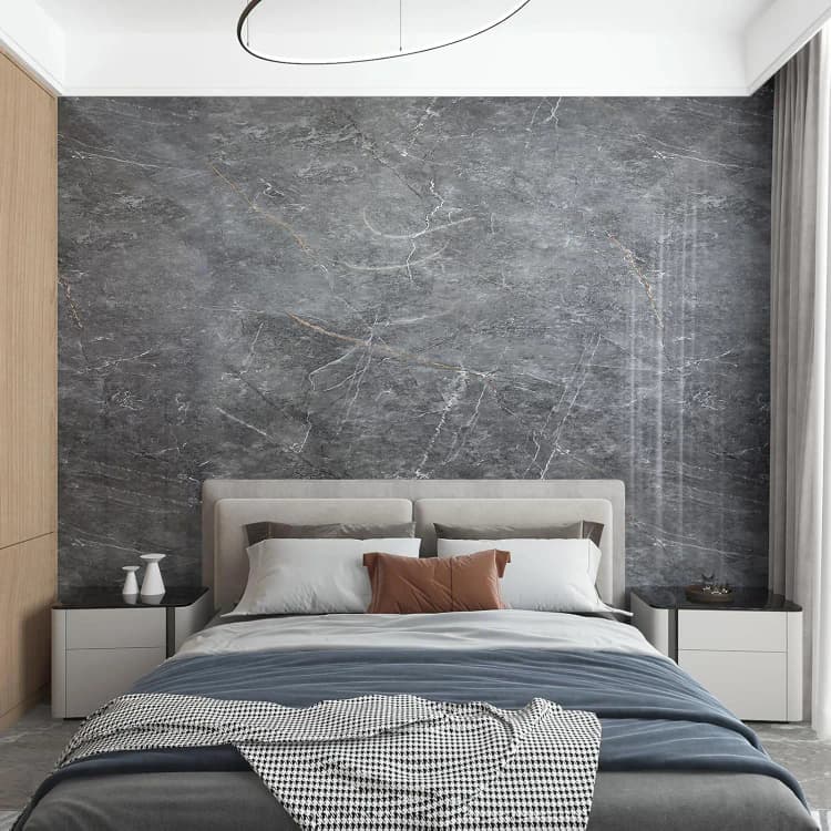 COWINLIFE DECO Self-Adhesive Waterproof Removable 3D Marble Sticker Wallpaper Modern High Glossy PVC for Interior Wall Decoration detail 2